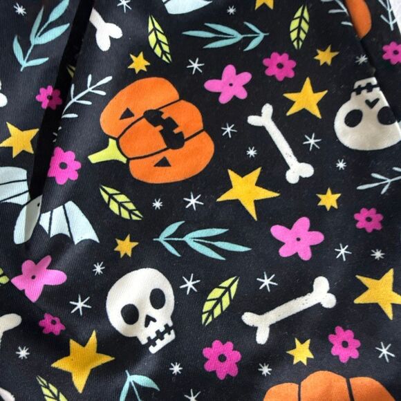 NWT Monday’s Child Girl's Black Halloween Themed Stretch A-Line Skirt Size 12 - Picture 6 of 8